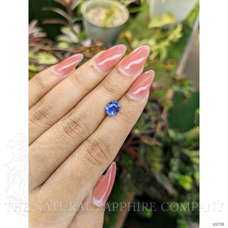 1.64 Ct. Blue Sapphire from Ceylon (Sri Lanka)