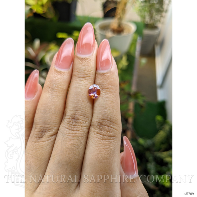2.08 Ct. Padparadscha Sapphire from Ceylon (Sri Lanka)