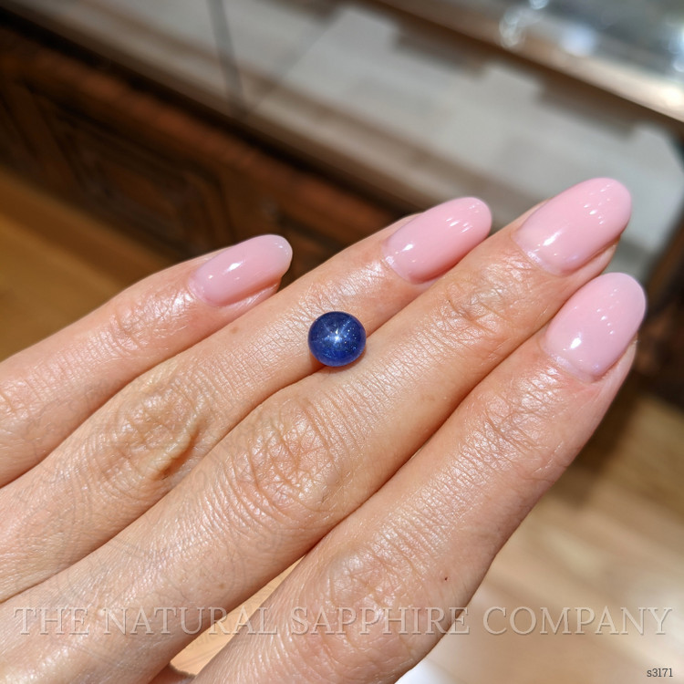 3.07 Ct. Blue Star Sapphire from Burma (Myanmar)