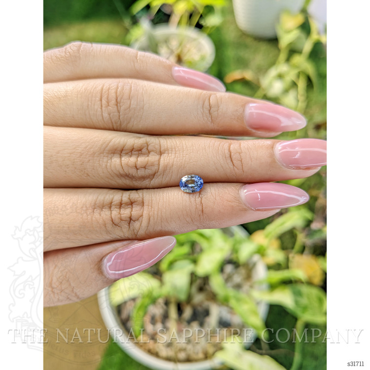 0.96 Ct. Bi Color Sapphire from Ceylon (Sri Lanka)