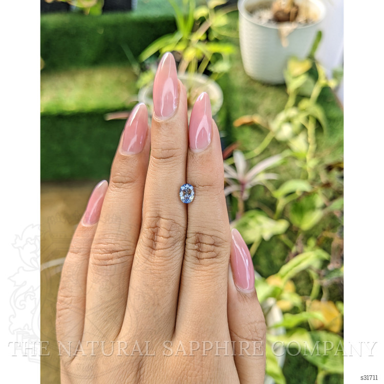 0.96 Ct. Bi Color Sapphire from Ceylon (Sri Lanka)