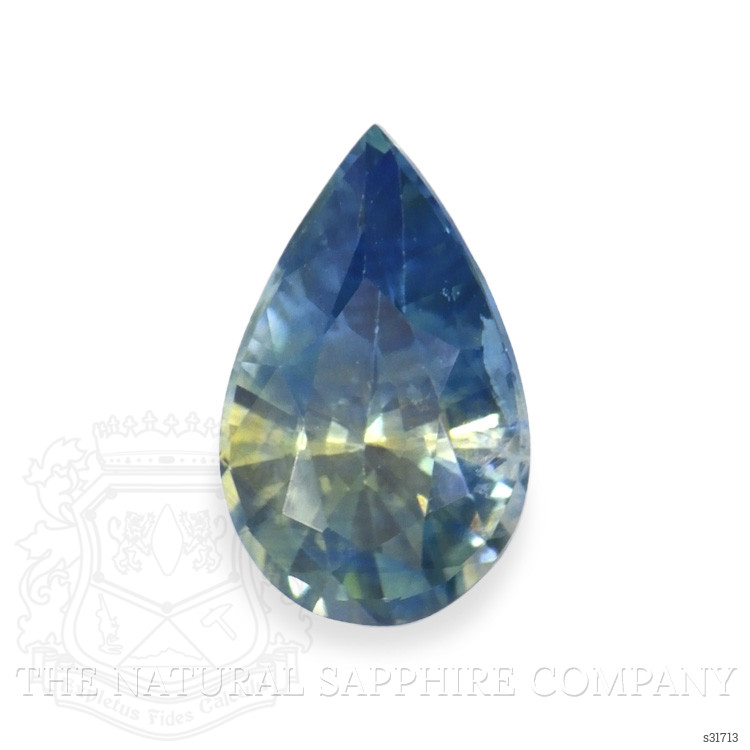 0.74 Ct. Bi Color Sapphire from Ceylon (Sri Lanka)