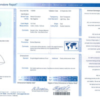 10.15 Ct. Sapphire from Burma (Myanmar) Scan Report