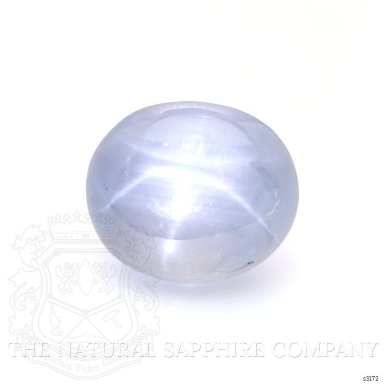 10.15 Ct. Bluish Grey Star Sapphire from Burma (Myanmar)
