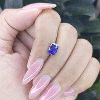 1.54 Ct. Violet Sapphire from Ceylon (Sri Lanka) Life Style