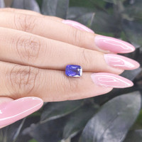1.54 Ct. Violet Sapphire from Ceylon (Sri Lanka) Life Style