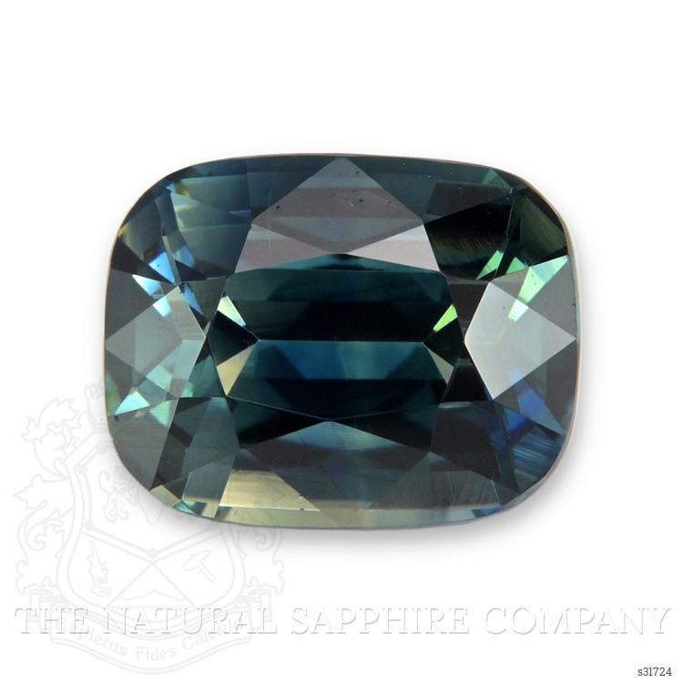 4.04 Ct. Bluish Green Sapphire from Ceylon (Sri Lanka)