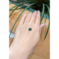 3.12 Ct. Greenish Blue Sapphire from Ceylon (Sri Lanka) Life Style