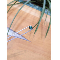 3.12 Ct. Greenish Blue Sapphire from Ceylon (Sri Lanka) Life Style