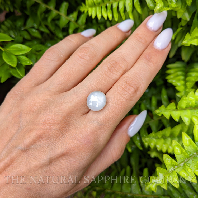 10.52 Ct. White Star Sapphire from Burma (Myanmar)