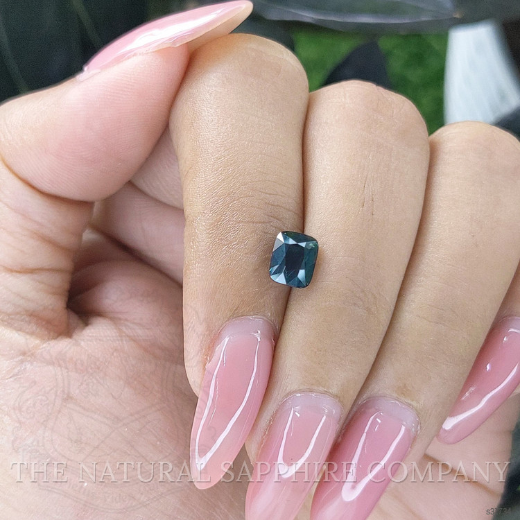 1.53 Ct. Bluish Green Sapphire from Tanzania