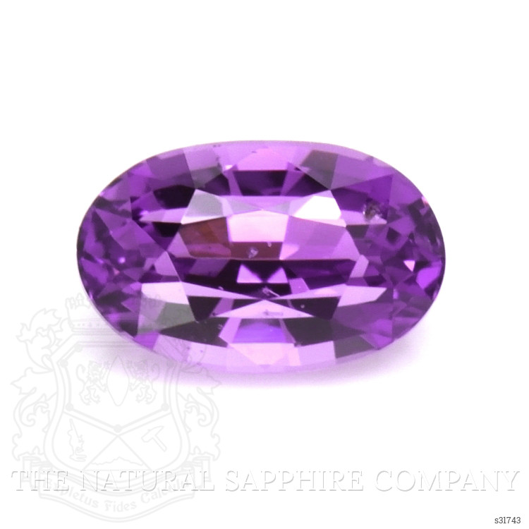 0.55 Ct. Pinkish Purple Sapphire from Ceylon (Sri Lanka)