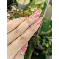 0.41 Ct. Pinkish Purple Sapphire from Ceylon (Sri Lanka) Life Style