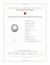 3.70 Ct. Sapphire from Burma (Myanmar) Scan Report