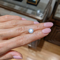 3.70 Ct. Grey Star Sapphire from Burma (Myanmar) Life Style