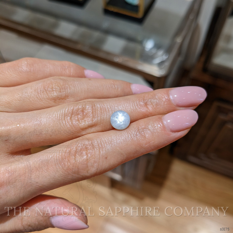 3.70 Ct. Grey Star Sapphire from Burma (Myanmar)