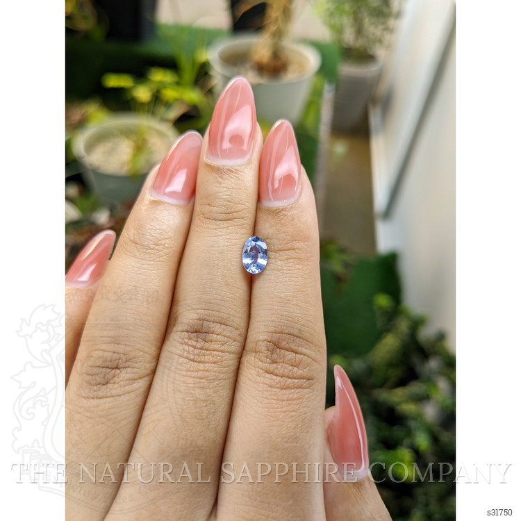 1.02 Ct. Blue Sapphire from Ceylon (Sri Lanka)