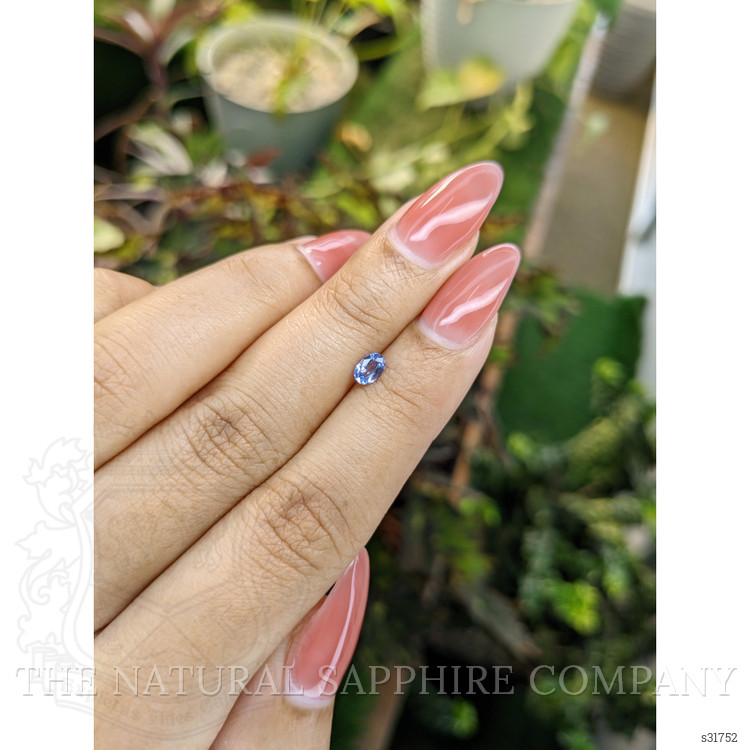 0.35 Ct. Blue Sapphire from Ceylon (Sri Lanka)