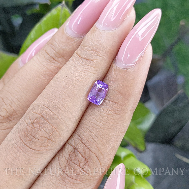 1.20 Ct. Bluish Purple Sapphire from Tanzania