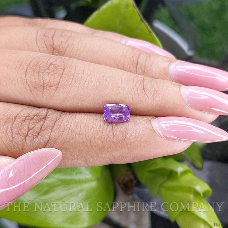 1.20 Ct. Bluish Purple Sapphire from Tanzania