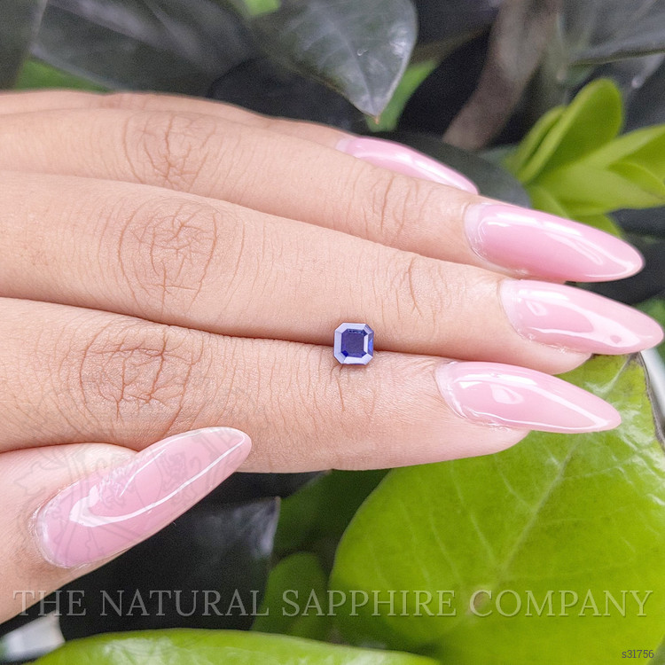 0.61 Ct. Blue Sapphire from Tanzania