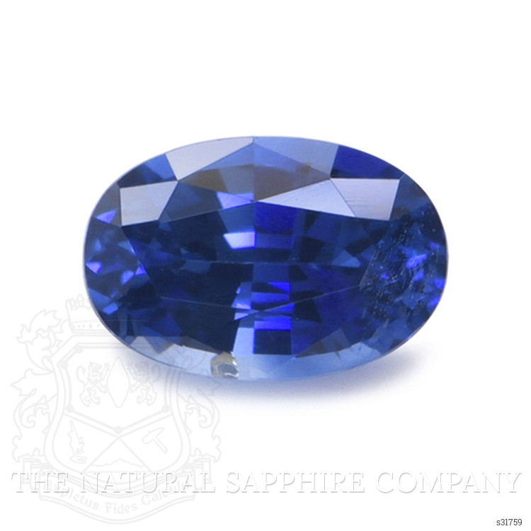 0.77 Ct. Blue Sapphire from Ceylon (Sri Lanka)