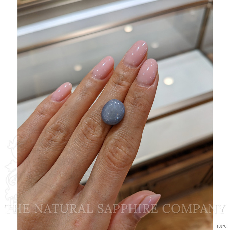 12.30 Ct. Blue Star Sapphire from Burma (Myanmar)