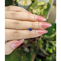 0.67 Ct. Blue Sapphire from Ceylon (Sri Lanka) Life Style