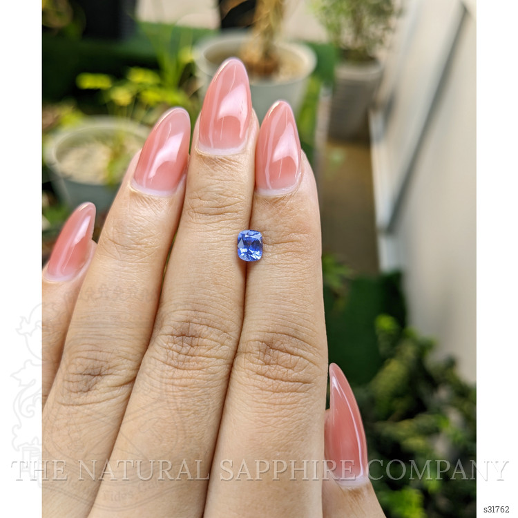 0.85 Ct. Blue Sapphire from Ceylon (Sri Lanka)