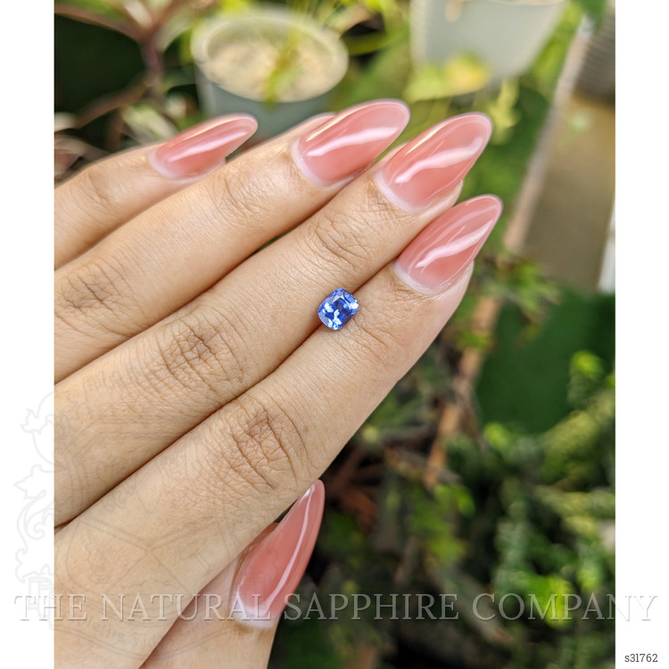 0.85 Ct. Blue Sapphire from Ceylon (Sri Lanka)