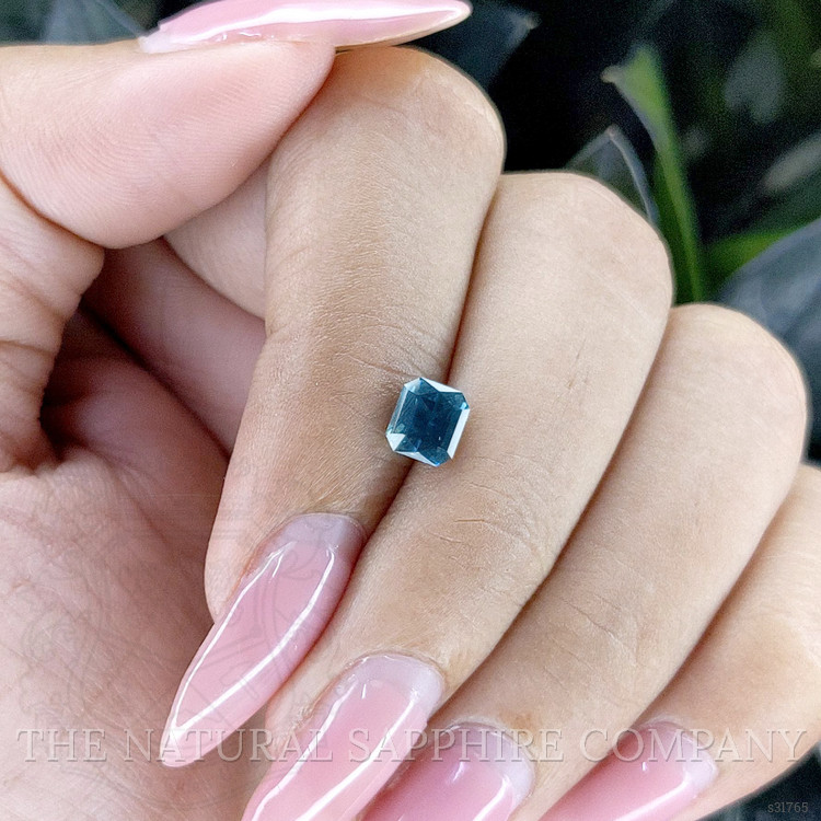 1.11 Ct. Greenish Blue Sapphire from Madagascar
