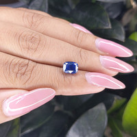 2.31 Ct. Purplish Blue Sapphire from Tanzania Life Style