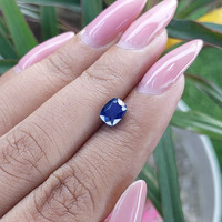 1.54 Ct. Blue Sapphire from Tanzania Life Style