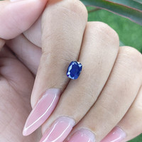 1.54 Ct. Blue Sapphire from Tanzania Life Style