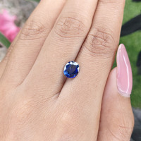 1.50 Ct. Blue Sapphire from Tanzania Life Style