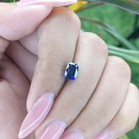 1.45 Ct. Blue Sapphire from Tanzania Life Style