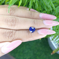 1.35 Ct. Blue Sapphire from Tanzania Life Style
