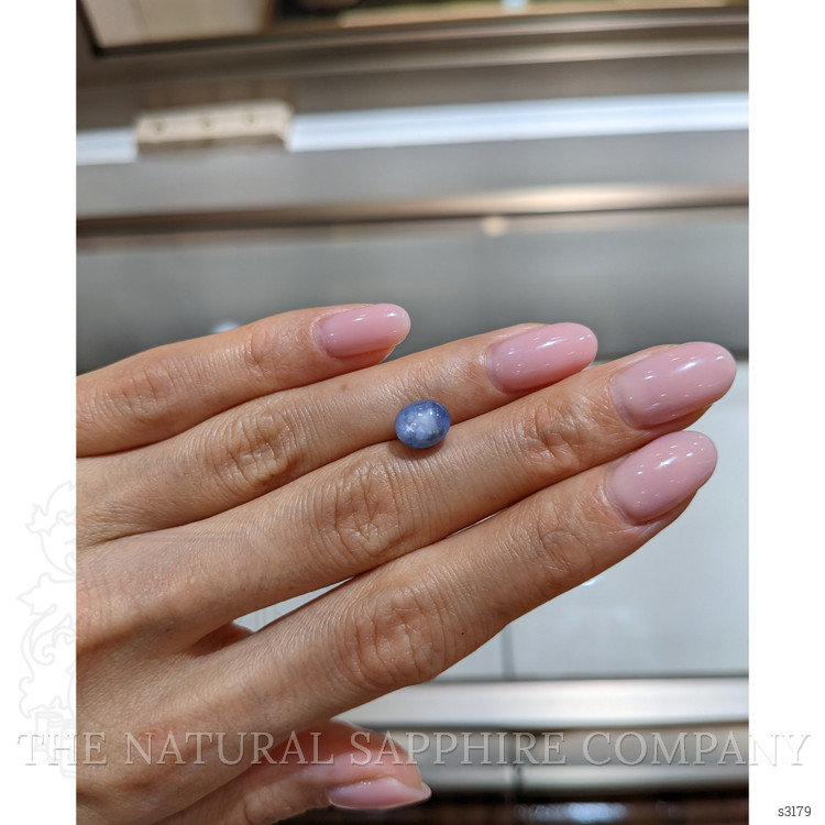 3.59 Ct. Blue Star Sapphire from Burma (Myanmar)