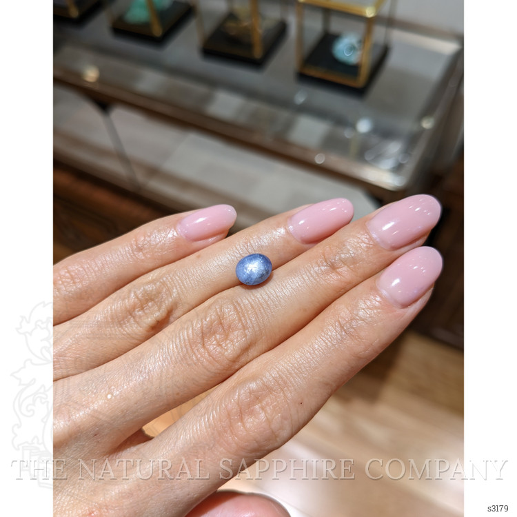 3.59 Ct. Blue Star Sapphire from Burma (Myanmar)