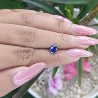 1.03 Ct. Blue Sapphire from Tanzania Life Style