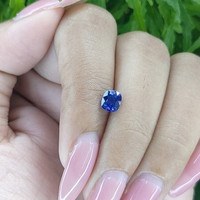 1.02 Ct. Blue Sapphire from Tanzania Life Style