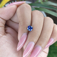 1.01 Ct. Blue Sapphire from Tanzania Life Style