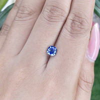 1.01 Ct. Blue Sapphire from Tanzania Life Style
