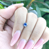 1.01 Ct. Blue Sapphire from Tanzania Life Style