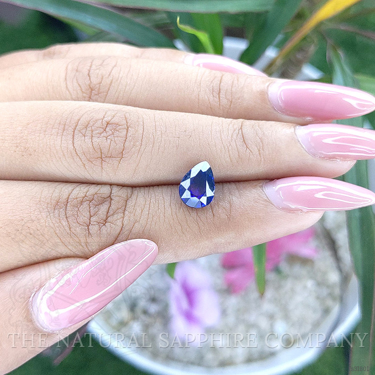 2.61 Ct. Purplish Blue Sapphire from Madagascar
