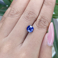 2.09 Ct. Blue Sapphire from Tanzania Life Style