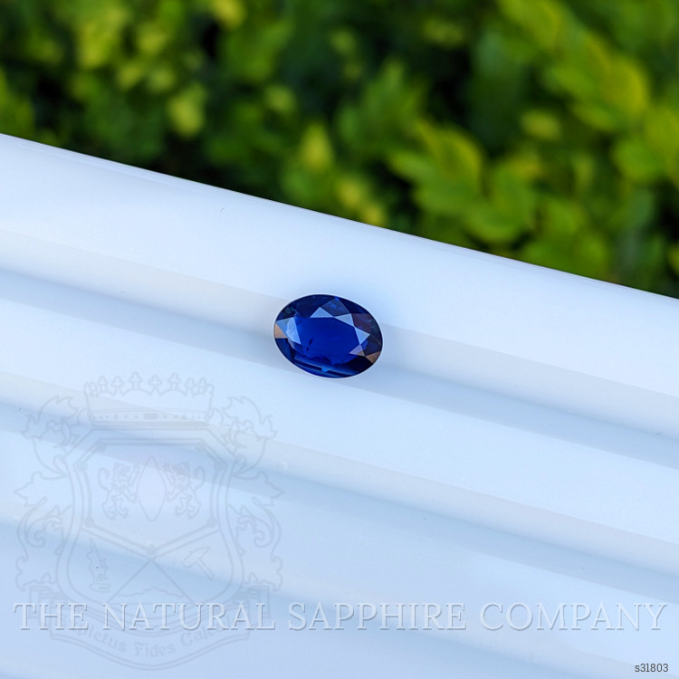 2.04 Ct. Blue Sapphire from Ceylon (Sri Lanka)