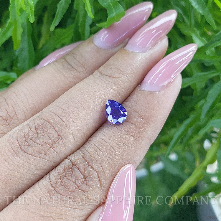 1.51 Ct. Purplish Blue Sapphire from Tanzania
