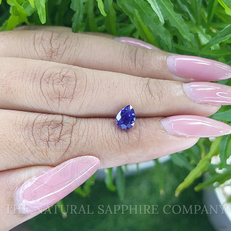 1.51 Ct. Purplish Blue Sapphire from Tanzania