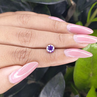 1.33 Ct. Purple Sapphire from Tanzania Life Style